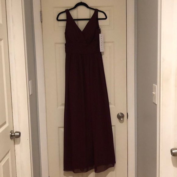 Bill Levkoff Style 498 Wine77 color Size 6. - Picture 1 of 6